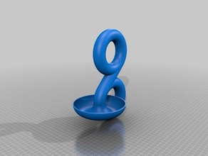 özel özelleştirilebilir klein şişe openscad benim matematik sanat 3d print model - Mito3D
