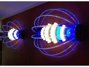 eyeball light sculptures led nylon tube 3d print model - Mito3D