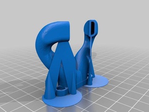 Hörner Kanal 2mit unterstützen 3d Drucker Teile 3d print model - Mito3D