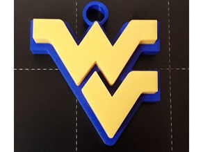 west virginia logo art 3d print model - Mito3D