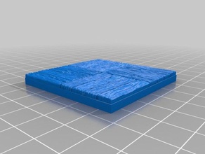 piso de madera 2x2 openforge 20 compatible los juguetes juegos dungeons dragons pathfinder mesa 3d print model - Mito3D