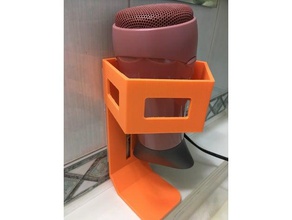 hair dryer holder 3d print model - Mito3D