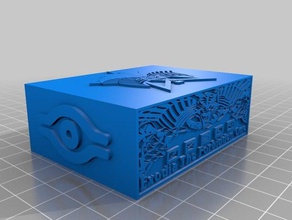 exodia le pont de la boîte et du couvercle cartes deck box yugioh 3d print model - Mito3D