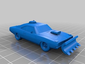 gaslands classic muscle car mad max osprey publishing post-apocalyptic road warrior tabletop gaming 3d print model - Mito3D