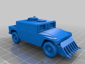 gaslands military truck models 20mm mad max miniature osprey publishing post-apocalyptic tabletop gaming 3d print model - Mito3D