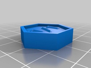 1 sayaç sihirli toplama toplantısı mtgcounters mtg belirteçleri 3d print model - Mito3D