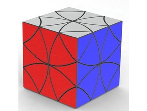 curvy copter twisty puzzle puzzles cube rubik rubiks 3d print model - Mito3D