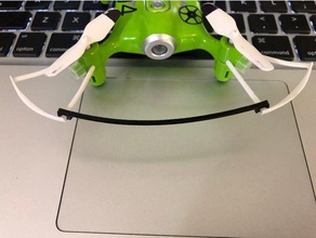 syma x21 x21w quadcopter vorne bash bar 3d print model - Mito3D
