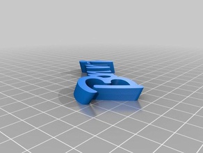 bonnie Schlüsselanhänger angepasst 3d print model - Mito3D