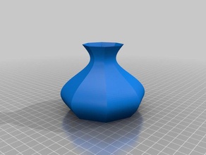 8 verso vase décor de fleurs fusion 360 mode 3d print model - Mito3D