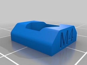 m4 tuerca t 2020 de la etiqueta 3d impresión 3d print model - Mito3D