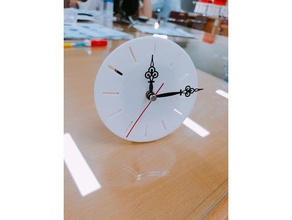 clock básico 3d impressão 3d print model - Mito3D