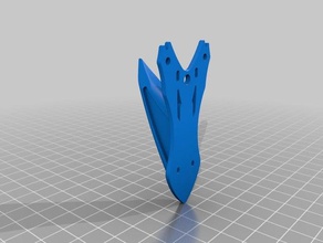 avant kraken 5 de la aleta 3d impresión 3d print model - Mito3D