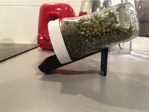 verre de germination des pots soutien cuisine à manger graines 3d print model - Mito3D
