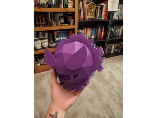 ghastly figure gengar ghost haunter pokemon figures 3D print model - Mito3D