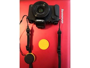 cámara canon 37mm la tapa de correa titular La impresión en 3d lente 3d print model - Mito3D