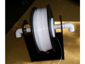 makara adaptörü yeni geeetech filamentspool bağdaştırıcı filaman filament biriktirme tutucu i3 i3x 3d print model - Mito3D