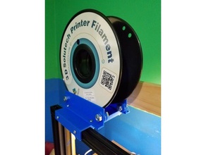 filament roller holder 3d printing printer spool 3d print model - Mito3D