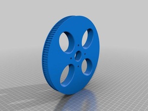 120 tooth htd 5m pulley diy htd-5m 3d print model - Mito3D
