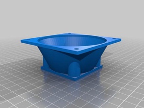 80mm 50mm fan adapter other customized 3d print model - Mito3D