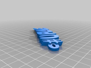 meine individuelle anpassbaren Schlüsselanhänger 10 Zeichen 3d print model - Mito3D