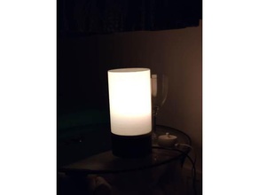 Nachttisch-Lampe mit yeelight Farbe Birne Dekor led-Birne xiaomi 3d print model - Mito3D