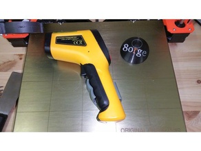 infrared thermometer mount tool holders boxes laser bracket holder clip 3d print model - Mito3D