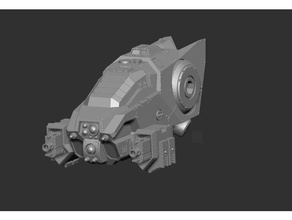 stormhound assault walker side sponsons toys games 28mm dreadnought machine mech mecha robot space tabletop wargaming 3d print model - Mito3D