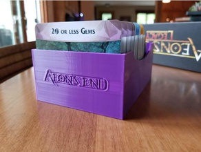 aeons end card box boardgame deck storage 3d print model - Mito3D