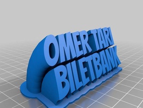 omer office customized 3d print model - Mito3D