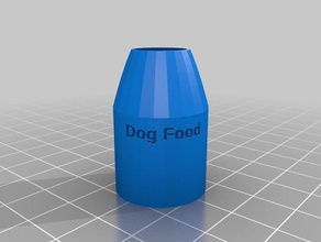 odin comida de perro embudo 3d impresión 3d print model - Mito3D