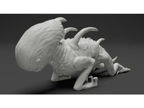 baby neomorph concept creatures alien covenant creature creepy monster xenomorph 3d print model - Mito3D