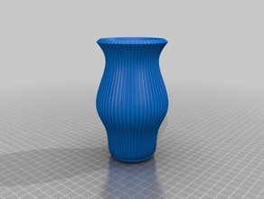 textured vase household 3d print model - Mito3D