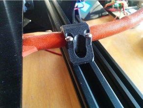 v-core bed heater strain relieve 3d printer parts core-xy rat rig ratrig 3d print model - Mito3D