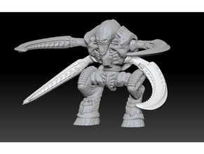 howler murderer xeno siege beast toys & games 28mm bug horror monster space spongebob tyrant wargaming xenos 3d print model - Mito3D