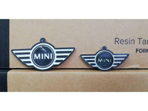 mini couper un trousseau de clés porte-clés 3d print model - Mito3D