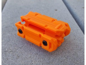 nerf de tri-rail adaptador juegos y juguetes el 3d print model - Mito3D