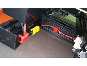 ender 3 cable clip 3d printer accessories creality cr-10 3d print model - Mito3D