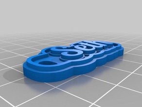 seth llaveros personalizado 3d print model - Mito3D