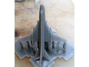 su-17 fitter vehicles 1 300 15mm 6mm airplane fighter sukhoi 3d print model - Mito3D