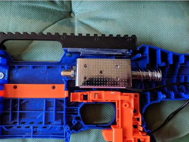 rapidstrike solénoïde de support jouets & jeux nerf 3D print model - Mito3D