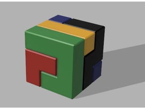 cubo rompecabezas puzzles 3d print model - Mito3D