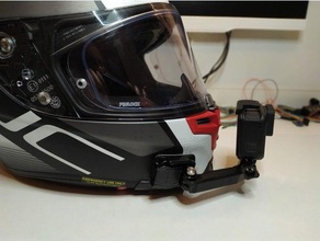 hjc rpha 70 gopro front extension mount 3d printing front gopro gopro mount helmet helmet camera mount hjc