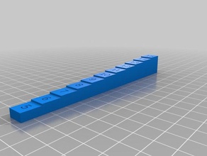 my customized step block thickness gauge 20mm engineering 3d print model - Mito3D