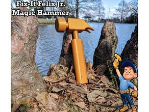 fix felix jr magic hammer costume disney pixar ralph wreck-it wreck 3d print model - Mito3D