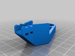 ender 5 - bed strain relief solid mount fix 3d printer accessories 3d print model - Mito3D