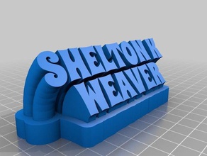 shelton office personalizado 3d print model - Mito3D