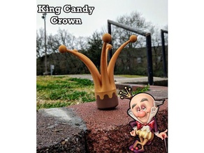 König candy ' s crown wreck-it-ralph Kostüm Krone disney pixar king machen studios ralph Wrack 3d print model - Mito3D