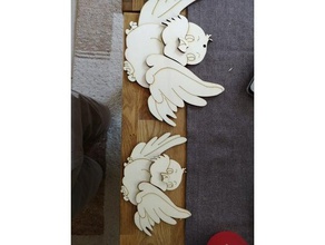 madeira de aves decoração 3d print model - Mito3D