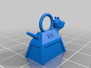 k9 Schlüsselanhänger Arzt alien doctorwho Schlüssel keychain keyring key chain mk9 Roboter tardis 3d print model - Mito3D